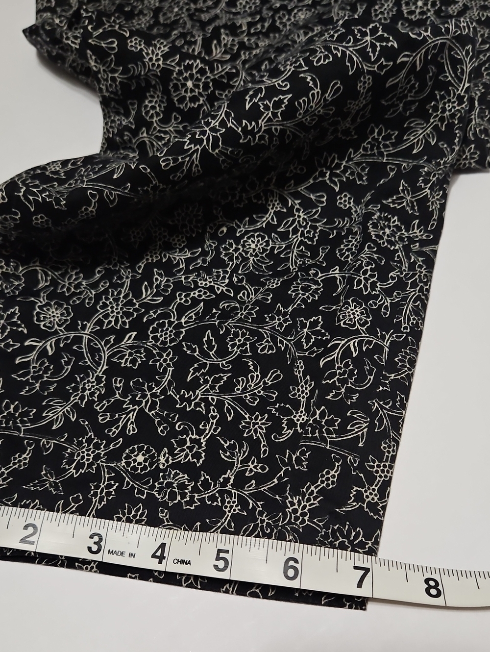 J. Jill Black and Gray Patterned Slim Stretch Size 16 Ankle Pants - Picture 10 of 12